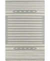 Erin Gates Thompson Tho-1 Billings Denim 7'6" X 9'6" Area Rug In Grey