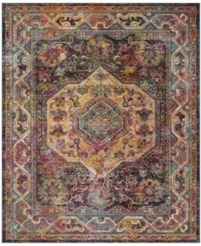 Safavieh Crystal Crs501 Teal And Rose 9' X 12' Area Rug