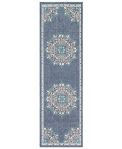 Surya Closeout! Livabliss Alfresco Alf-9678 Charcoal 2'3" X 7'9" Runner Area Rug, Indoor/outdoor