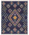 Nourison Closeout!  Home Mecca Mec02 Navy 7'10" X 10'6" Area Rug In Navy