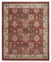 Ralph Lauren Ariel Lrl1255c Red And Beige 8' X 10' Area Rug In Red