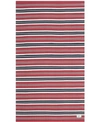 Ralph Lauren Leopold Stripe Lrl2462e Red Outdoor Area Rug Collection In Red