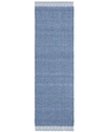 Ralph Lauren Amalie Lrl6350a Blue 2'6" X 8' Runner Area Rug In Blue