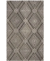 Ralph Lauren Isabella Lrl6608f Charcoal 8' X 10' Area Rug In Charcoal