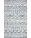 Ralph Lauren Theresa Lrl6650a Ivory And Blue 5' X 8' Area Rug In Ivory