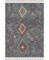 LAUREN RALPH LAUREN NAHLA LRL7544A DENIM 4' X 6' AREA RUG