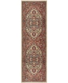 Ralph Lauren Margaux Lrl1297d 2'2" X 8' Runner Area Rug In Red