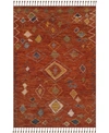 Ralph Lauren Nahla Lrl7545a Currant 9' X 12' Area Rug In Cranberry