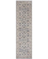Ralph Lauren Warwick Lrl1310a Navy 2'2" X 8' Runner Area Rug In Navy