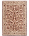 Ralph Lauren Warwick Lrl1310b Oxblood 4' X 6' Area Rug In Red