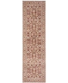 Ralph Lauren Warwick Lrl1310b Oxblood 2'2" X 10' Runner Area Rug In Red