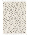 Surya Berber Shag Bbe-2301 Charcoal 5'3" X 7'3" Area Rug In Charcoal