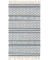 Surya Closeout!  Farmhouse Tassels Fts-2301 Denim 9' X 12' Area Rug In Denim