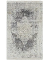 Surya Solar Sor-2305 Charcoal 2' X 3' Area Rug In Charcoal