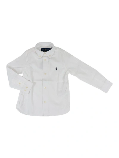 Polo Ralph Lauren Kids' Poplin Shirt In White