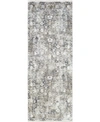 Surya Solar Sor-2308 Charcoal 3' X 8' Runner Area Rug In Charcoal