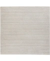 Surya Kindred Kdd-3001 Silver 8' X 8' Square Area Rug In Silver