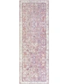 Surya Iris Irs-2305 Burgundy 2'6" X 7'6" Runner Area Rug In Burgundy