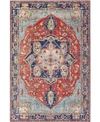 Surya Iris Irs-2308 Red 5' X 7'6" Area Rug In Red