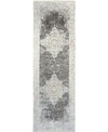 Surya Solar Sor-2305 Charcoal 3' X 9'10" Runner Area Rug In Charcoal