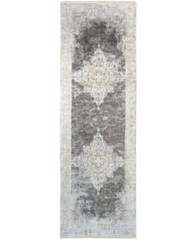 Surya Solar Sor-2305 Charcoal 3' X 9'10" Runner Area Rug