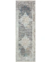 Surya Solar Sor-2306 Mist 3' X 9'10" Runner Area Rug In Mist