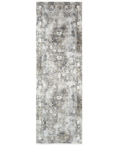 Surya Solar Sor-2308 Charcoal 3' X 9'10" Runner Area Rug