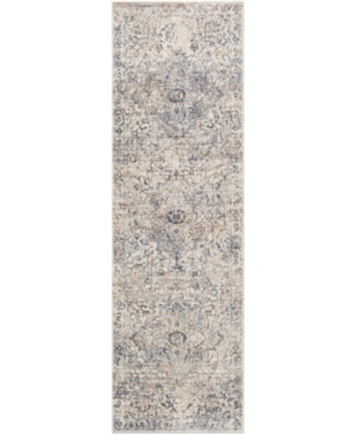 Surya Closeout! Livabliss Palazzo Pzl-2304 Navy 3'3" X 10' Runner Area Rug