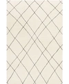 Surya Sinop Snp-2304 Black 4' X 6' Area Rug In Black