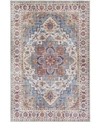 Surya Iris Irs-2301 Navy 5' X 7'6" Area Rug In Navy