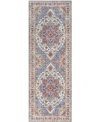 Surya Iris Irs-2301 Navy 2'6" X 7'6" Runner Area Rug In Navy