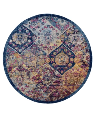 Amer Rugs Manhattan Man-40 Multi 6'6" Round Rug