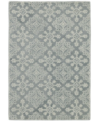 Amer Rugs Boston Bos-33 Gray 7'6" X 9'6" Area Rug