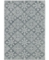 AMER RUGS BOSTON BOS-36 CHARCOAL 7'6" X 9'6" AREA RUG