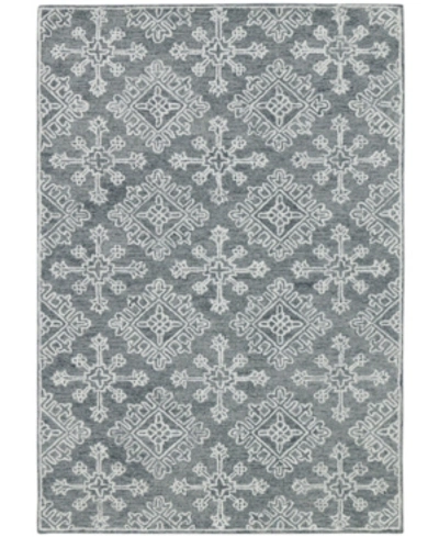 Amer Rugs Boston Bos-36 Charcoal 7'6" X 9'6" Area Rug