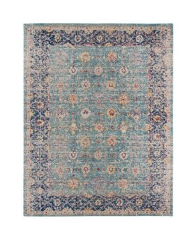 Amer Rugs Eternal Ete-28 Turquoise 7'6" X 9'6" Area Rug