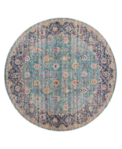 Amer Rugs Eternal Ete-28 Turquoise 6'7" Round Rug