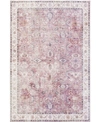 Surya Iris Irs-2305 Burgundy 5' X 7'6" Area Rug In Burgundy