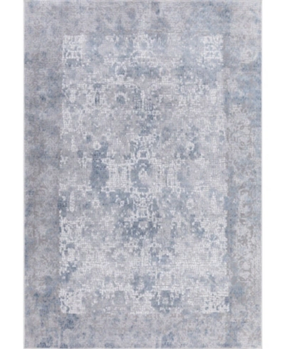 Amer Rugs Hamilton Ham-4 Gray/ Blue 5'3" X 7'6" Area Rug