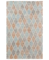 AMER RUGS VECTOR VEC-30 AQUA 7'6" X 9'6" AREA RUG