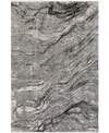 Surya Solar Sor-2309 Charcoal 3' X 8' Runner Area Rug In Charcoal