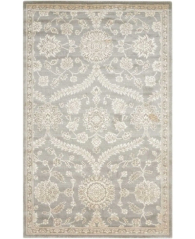 Nourison Luminance Lum04 Gray 3'5" X 5'5" Area Rug