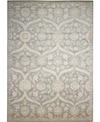 Nourison Luminance Lum04 Gray 5'3" X 7'5" Area Rug In Gray