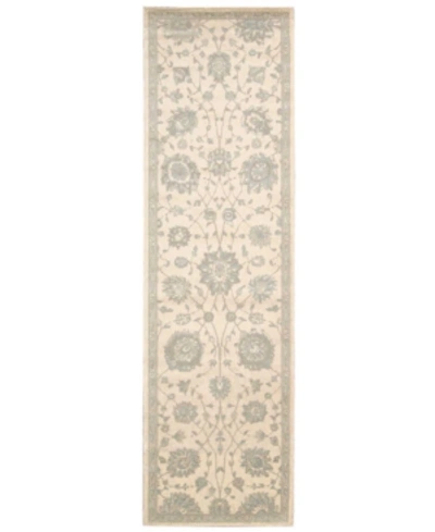 Nourison Luminance Lum06 Cream 2'3" X 8' Runner Rug