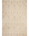 Nourison Luminance Lum07 Cream 5'3" X 7'5" Area Rug In Cream