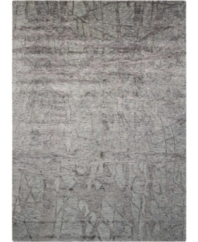 Nourison Gemstone Gem03 Charcoal 7'9" X 9'9" Area Rug