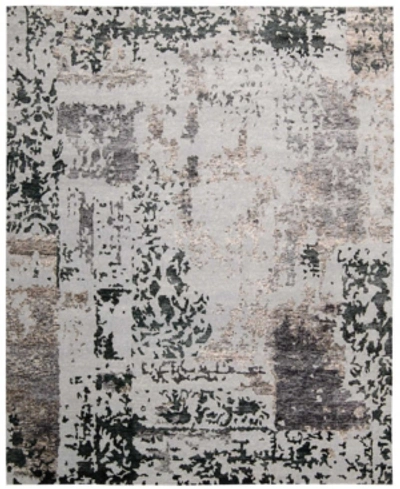 Nourison Silk Shadows Sha16 Silver 5'6" X 7'5" Area Rug