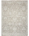 Nourison Elan Eln05 Gray 5'6" X 8' Area Rug In Gray