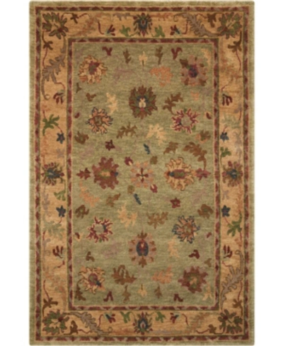 Nourison Tahoe Ta03 Green 5'6" X 8'6" Area Rug