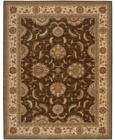 Nourison Living Treasures Li04 Brown 7'6" X 9'6" Area Rug